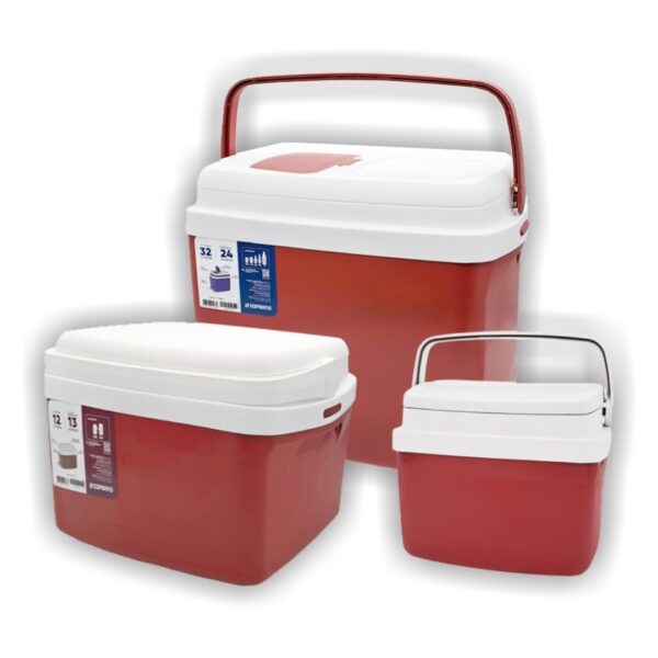 set x 3 conservadoras soprano colores rojo y azul