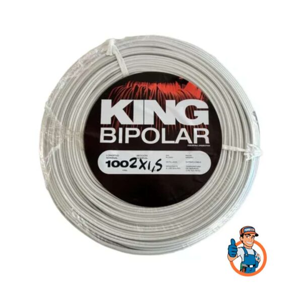 cable bipolar 2 x 1,5 mm x metro ideal para instalaciones eléctricas de bajo consumo